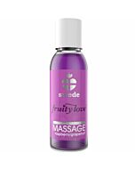 Fruity love aceite masaje efector calor 50 ml frambuesa/pomelo swede