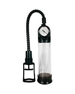 Bomba de ereccion con manometro negra