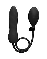 Ouch plug inflable silicona twist negro