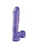 Basix rubber works pene 24 cm lila