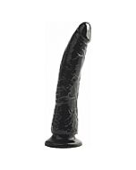 Basix pene de gelatina slim 19 cm negro