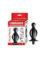 Commander expert plug anal vibrador - negro