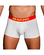 Macho - ms075 boxer deportivo blanco talla s