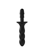 Vac-u-lock plug anal black handle