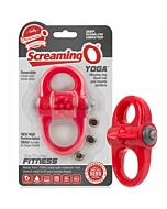 SCREAMING O ANILLO VIBRADOR YOGA ROJO