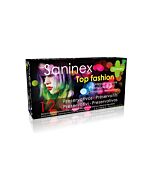 Saninex preservativos top fashion punteado 12uds