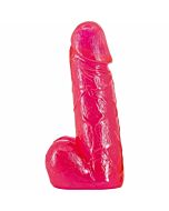 Pene realistico con testiculos - 18cm - rojo