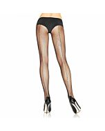 Leg avenue panties de rejilla con costura
