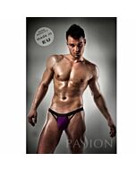 Slip 006 men purple clear lingerie s/m