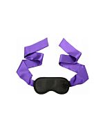 Black rose mascara bondage de seda