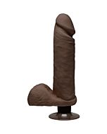 The perfect d pene vibrador 20cm chocolate