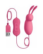 Omg! bullets - bala vibradora conejito, rosa