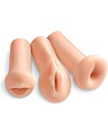 Triple Placer - Kit Masturbadores Realistas
