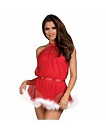 Obsessive - santastic vestido y teddy l/xl