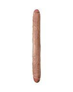 King cock pene grueso doble penetración 40cm mulato