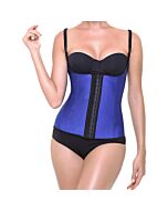 Corset latex shape azul