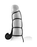 Funda beginners para el pene de silicona con vibrador 
