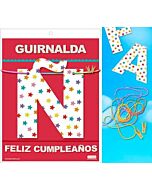 Guirnalda feliz cumpleaã‘os 3 metros