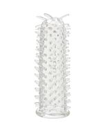 Seduction funda para el pene de silicona transparente