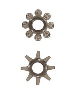 Power stretchy anillo negro 2pcs