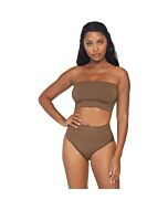 Conjunto opaco microfibra - caramelo