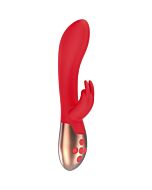 Vibrador heating rabbit opulent - rojo