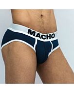 Macho - ms129 calzoncillo corto azul oscuro talla s