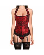 Corset vamp rojo