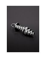 Plug acanalado de metal