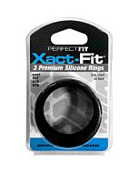 Xact fit kit 3 anillos de silicona - 4 cm, 4.5 cm y 5 cm