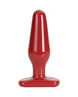 Butt plug anal mediano rojo