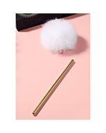 Pluma estimuladora con elegante mango inox