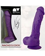 Replica pene nacho vidal 24cm lila