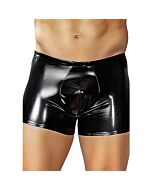 Male power boxer efecto latex negro