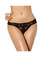 Queen lingerie tanga de encajes s/m