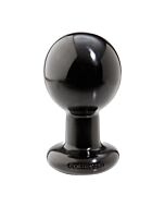 Round butt plug - large - negro