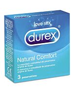 Durex natural comfort 3 unidades