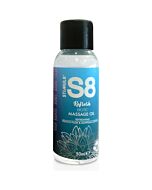 S8 aceite de masaje refresh: ciruela francesa y algodón egipcio - 50ml