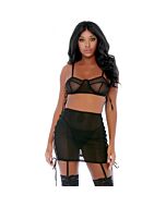 Ring it on chemise conjunto negro