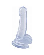 Pene Gelatina Succion 18 cm Transparente