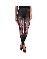 Intimax painted legging uk black