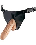 Arnes con pene realistico y braguita ajustable