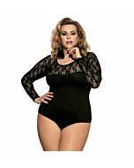 Subblime queen plus teddy manga larga negro