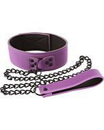 Lust bondage collar - morado