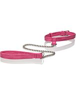 Tickle me collar rosa con cadena