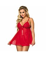 Rojo Bow Babydoll