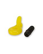 Glo-glo anillo vibrador - electric lemon
