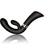Enigma vibrador rampante de silicona - negro
