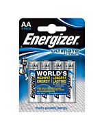 Pilas Energizer Ultimate AA 1,5V (Blíster 4)