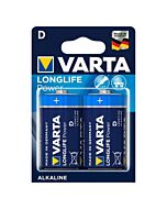 Pila Alcalina Varta Longlife LR20 - Pack Doble